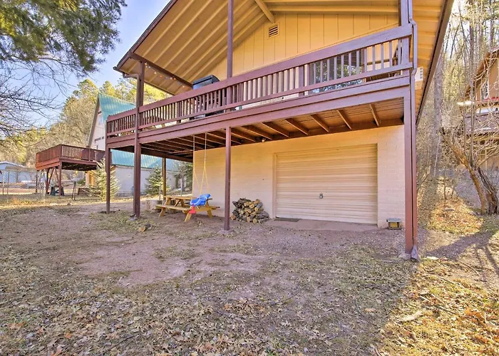 Patio, Grill + Mogollon Rim Views: