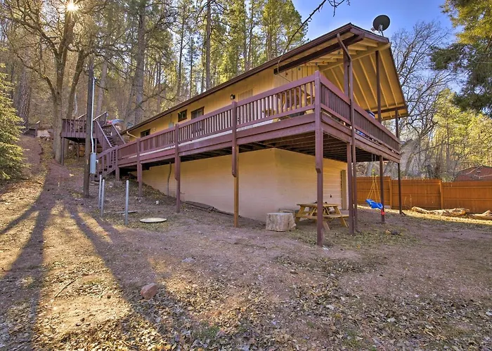 Patio, Grill + Mogollon Rim Views: Hébergement de vacances Payson